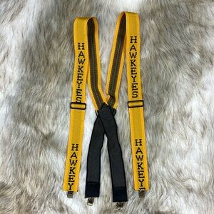 Vintage Iowa Hawkeye Adult Suspenders
